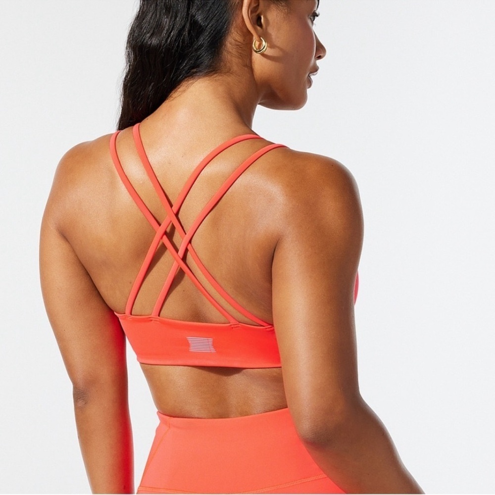 Savage X Fenty On Rihpeat Low Impact Sports Bra Red Size L - Picture 2 of 6